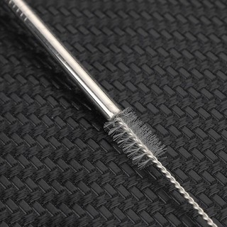 Combo 20 que cọ nhỏ rửa vệ sinh ống hút chất liệu bằng thép không gỉ,uốn cong dể dàng, kích thước 17.5cm, làm sạch