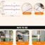 Bẫy ruồi SHUPUN, Treo cuộn bẫy ruồi keo 4m, có thể cắt chống nước Dễ sử dụng Bẫy ruồi dính Đồ dùng làm vườn