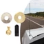 Treeling Ăng-ten ô tô NMO Mount 3 Bộ chuyển đổi kết nối đồng trục 8 lỗ với chất cách điện PTFE