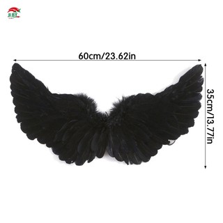 Trang phục đôi cánh thiên thần trắng có băng đô và đôi cánh thiên thần Fairy Stick để trang trí tiệc ngày lễ