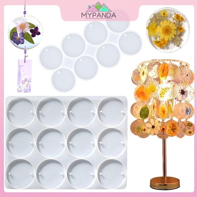 MYPANDA Khuôn Nhựa Silicone 8/12 Chiếc Cho Trang Sức DIY, Ép Epoxy, Tạo Móc Khóa Handmade