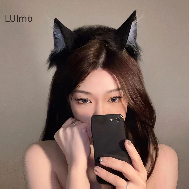 Luimo Hoạt Hình Sang Trọng Tai Dành Cho Nữ Cô Gái Cosplay Tóc Ngộ nghĩnh Dễ Thương Gothic Tóc Vòng Sáng Tạo Phụ Kiện Tóc Quà Tặng SBS