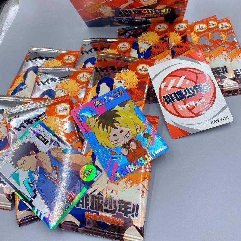 Haikyuu! Hộp mù thẻ giao dịch với Hinata Shoyo, Kageyama Tobio, Thẻ sưu tập in Laser Kenma Kozume