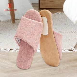 Dép Đi Trong Nhà Dép Nhật Bản Cho Nam Nữ Vải Lanh Cho Sàn Gỗ Chống Trượt Mở Mũi Dép Trong Nhà