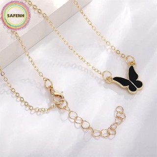 SAFENH 1 Bộ Thời Trang Tinh Tế Đơn Giản Đa Năng Vòng Cổ Vòng Tay Bông Tai Nhẫn Dành Cho Nữ Bé Gái Tiệc Cưới Bộ Trang Sức Quà Tặng VN