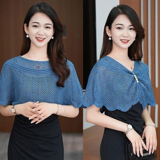 Khăn choàng vải tuyn NetDwell thoáng khí, kèm áo khoác mỏng ren nhiều màu dành cho nữ