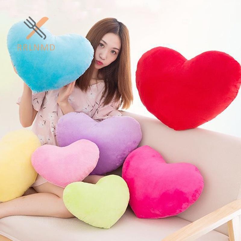 Rrlnmd Gối Sang Trọng Hình Trái Tim Dễ Thương Gối Ngủ Mềm Trang Trí Phòng Khách Valenes Quà Tặng Ngày Thoải Mái Gối Tình Yêu Sofa Đệm MỚI
