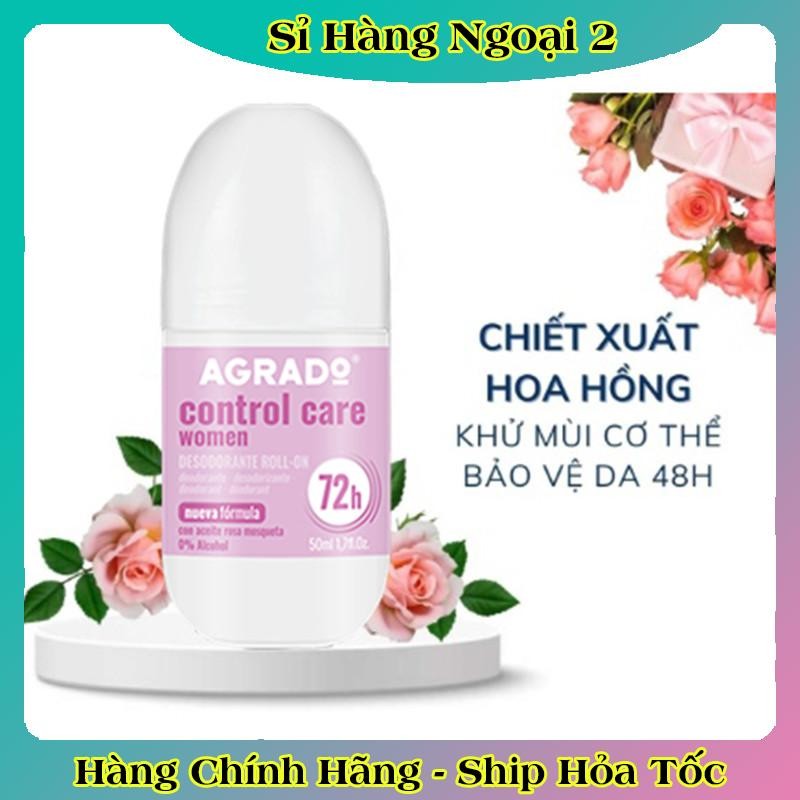 [DATE MỚI] Lăn khử mùi Agrado 50ml cho nam và nữ
