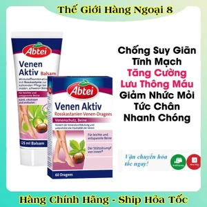 Kem bôi Và Viên Uống Abtei Giãn Tĩnh Mạch của Đức