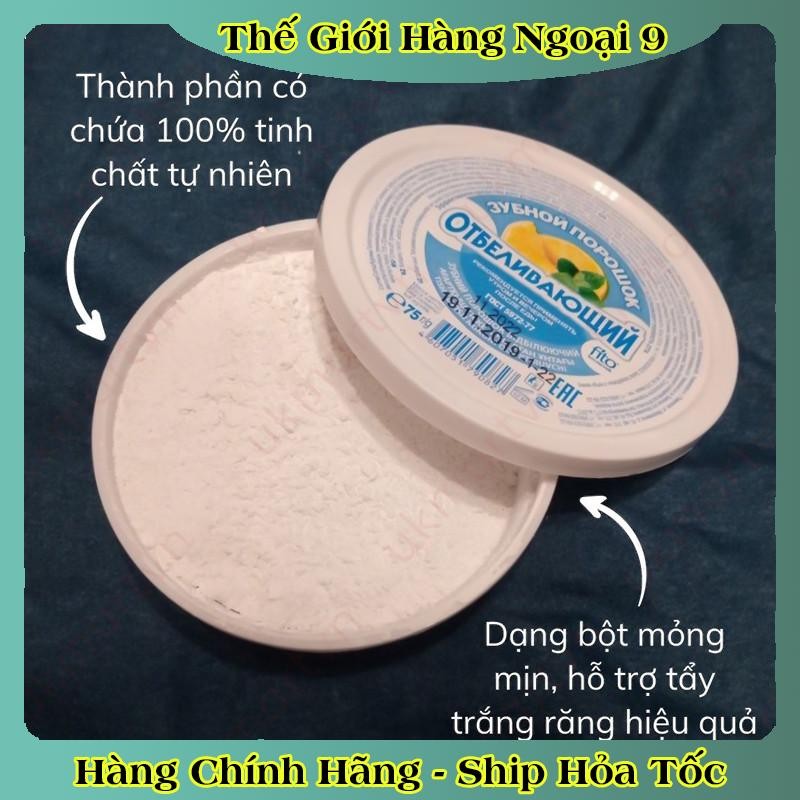 [DATE MỚI] Bột làm trắng răng Fito Cosmetics 75g của Nga