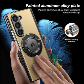 Giá đỡ xoay từ tính quân sự Bản lề Vỏ bọc đầy đủ Samsung Galaxy Z Fold 7 6 Z Fold 5 Z Fold 4 Z Fold 3 Sạc không dây Bánh răng cơ khí Giá đỡ vòng Vỏ phim