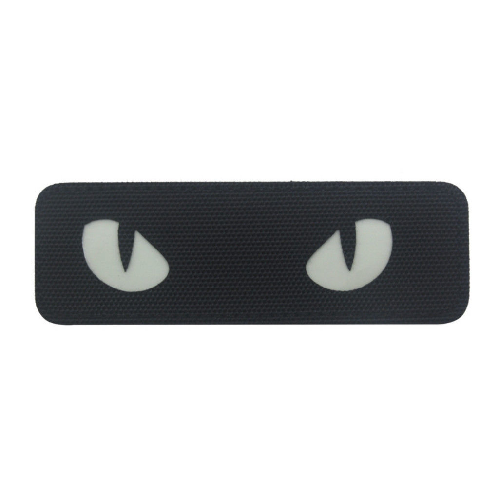 Patch_velcro mắt mèo dạ quang_chiến thuật_dã ngoại _retro