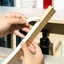 YICA 2 ngăn kéo, Bộ chia hình chữ L DIY có thể cắt được, Tấm nhựa tự dính có thể điều chỉnh bền bỉ Bộ sắp xếp lưu trữ gia đình