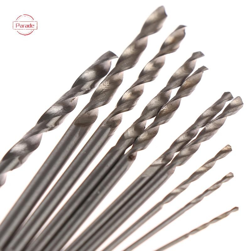 Parade 10 Cái / hộp Khoan HSS Bit 0.8mm-3.0mm Chân Thẳng PCB Xoắn Mũi Khoan Bộ VN