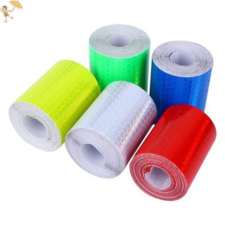 [Gou] 1m * 5cm Xe Tải Phản Quang Tự Dính Băng Cảnh Báo An Toàn Cuộn Phim Miếng Dán VN