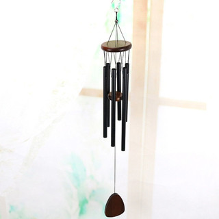 6 Tubes Wind Chimes Large Deep Tone Chapel Bells Outdoor Garden Decor