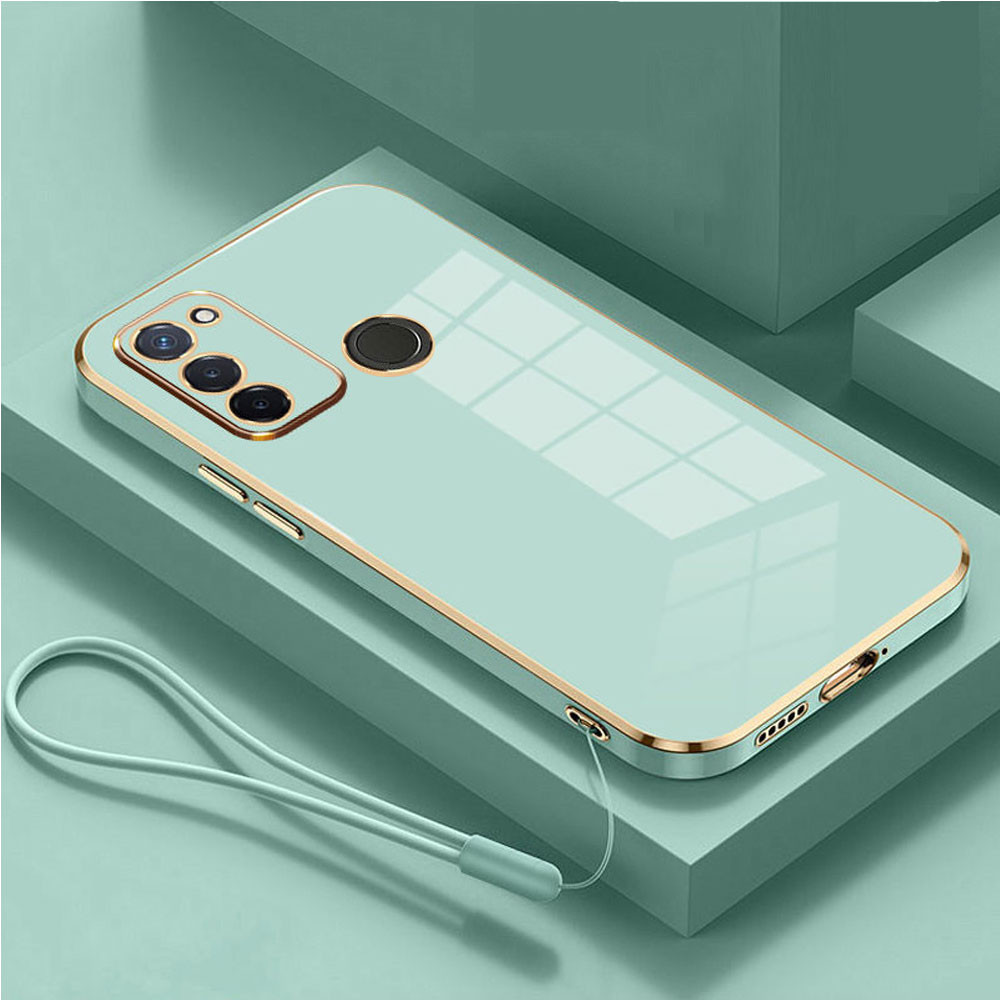 Dành Cho Samsung Galaxy M21 Ốp điện thoại Mạ Vuông Sang Trọng Samsung Galaxy M30S Ốp điện thoại Silicon Chống Sốc Fundas