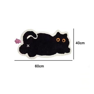 Chăn giường ROLY, Thảm Cashmere giả an toàn hoạt hình, Thảm trải sàn chống trượt mềm mại thời trang Trang trí nội thất