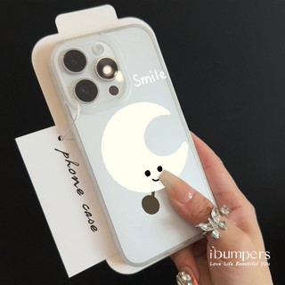 ibumpers Ốp Điện Thoại iPhone Sáng Tạo Dễ Thương Họa Tiết Ngôi Sao Cười Ốp Lưng Trong Suốt Nhám Mờ Chống Bẩn Chống Sốc Cho IPhone 16 15 14 12 13 11 Pro Max IP 7 8 Plus X XS XR