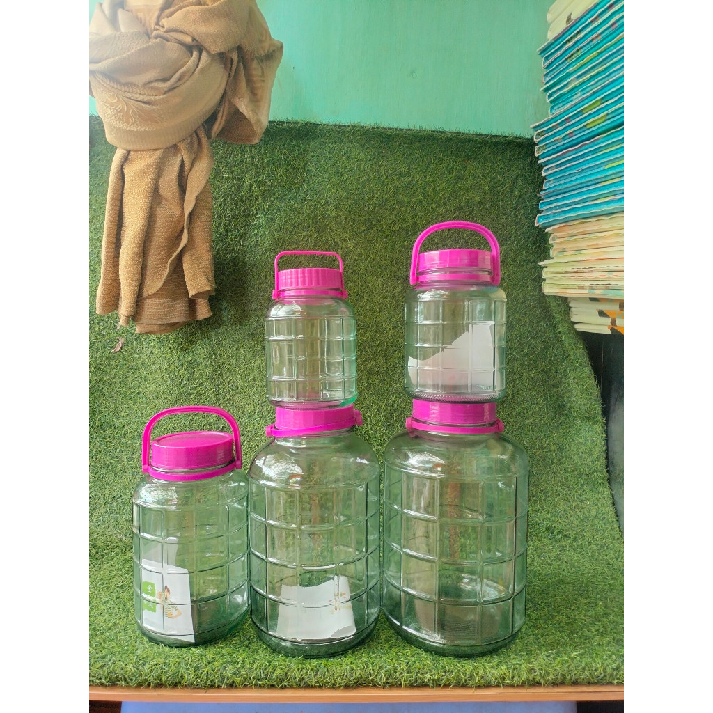 Bình Ngâm RƯỢU SÂM THỦY TINH 3L.4L.6L CÓ VÒI & KHÔNG VÒI  ( BAO BỂ VỠ )
