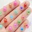 BORAGETE 100 Chiếc Động Vật Nhựa Mini, Rùa Dạ Quang Màu Dopamine DIY, Bức Tượng Nhỏ Hoạt Hình Phát Sáng Trong Bóng Tối Cho Điện Thoại Kẹp Tóc DIY