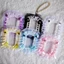 Hộp đựng thẻ sang trọng OLVIDO, DIY có ruy băng Photocard ren, Sweet Lolita Idol Display Anime Thẻ bảo vệ ảnh