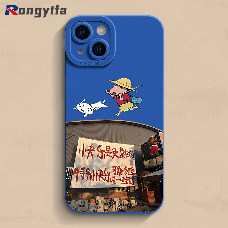 Ốp Điện Thoại Crayon Shin-chan Dễ Thương Cho Realme GT7 Pro GT6 GT 6T Neo 7 6 SE GT5 Pro GT2 GT Neo 5 SE 3 2 Pro 5G Vỏ Phim Hoạt Hình Bảo Vệ Ống Kính Chó Vỏ Mềm Chống Sốc
