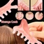 Lược kinh tuyến đầu GAVESTO, Lược Massage đầu cạo cơ mặt, Dụng cụ mát xa mặt đa chức năng 4 trong 1