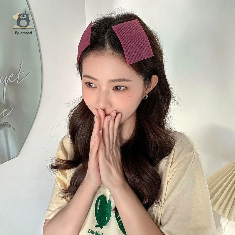 [Bluemood] 10 Miếng Dán Nổ Màu Trơn Viết Miếng Dán Tóc Kẹp Nữ Rửa Mặt Miếng Dán Trang Điểm Phụ Kiện Tóc Dụng Cụ Tạo Kiểu Mới