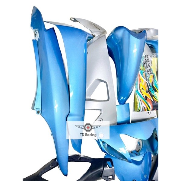 Dàn áo wave rs xanh dương - tặng team 3 lớp