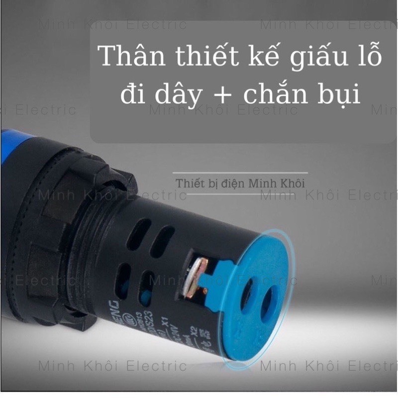 Đèn báo pha phi 16mm,đèn báo tủ điện,đèn báo nguồn,đèn led,led báo nguồn,led nguồn,led pha,đèn tín hiệu,đèn cảnh báo