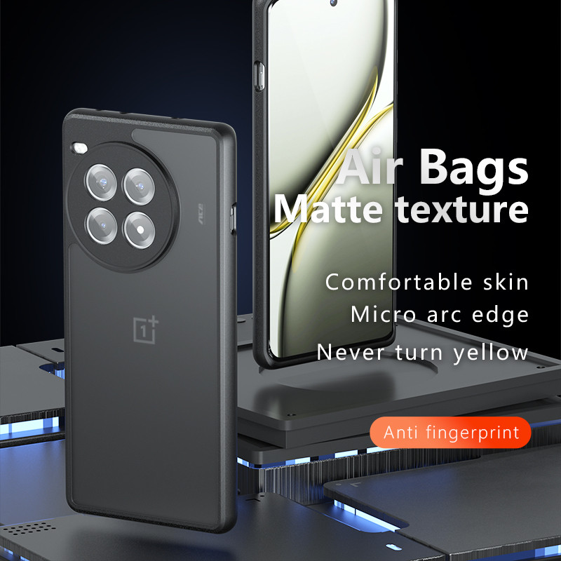 Dành Cho OnePlus 13 13 13R 12 12R 11R Nord 4 3 CE4 Lite Ace 2 3 5 Pro 2V 3V Vỏ Điện Thoại Chống Rơi Túi Khí PC Cứng + TPU Vỏ Lưng Da Thoải Mái