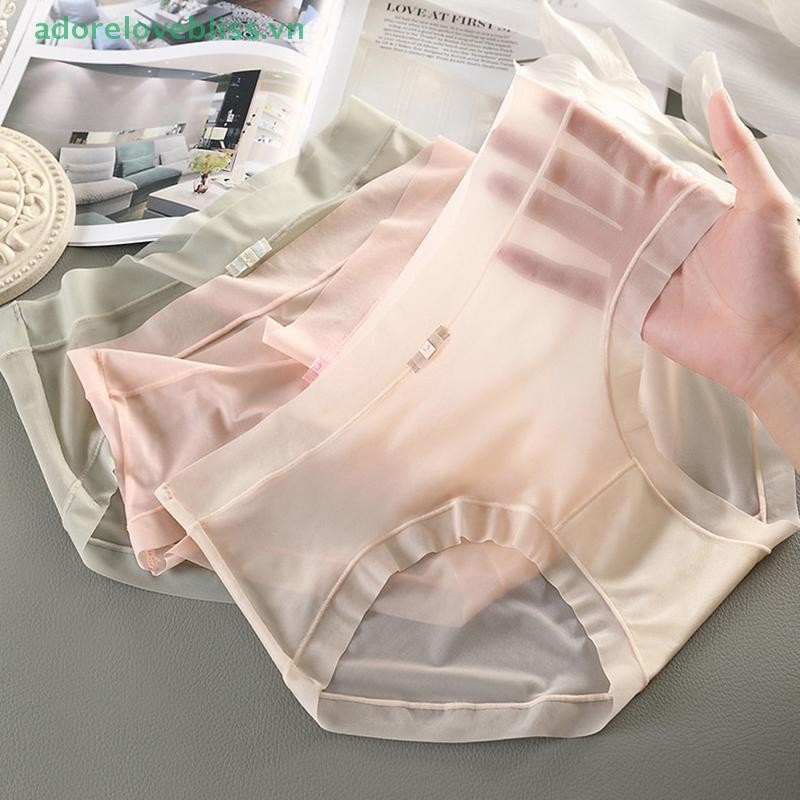 Thêm 1 Quần Lót Nữ Nhanh Khô Quần Đùi Liền Mạch Quần Lót Chắc Chắn Lụa Nữ Mềm Quần Lót Mùa Hè Thoáng Mát Quần Lót Gợi Cảm BSS