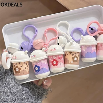 Okdeals Matte Lip Gloss, Long Lasting Velvet Cute Lip Mud, Lip Glaze 6 Màu Sắc Gợi Cảm Móc Khóa Son Môi