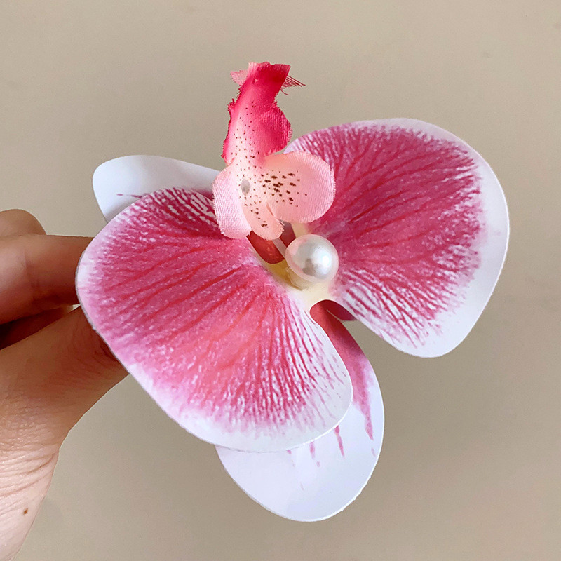 Kẹp tóc hoa ngọt ngào phong cách cá sấu, dùng hàng ngày và phù hợp làm quà tặng sang trọng cho nữ