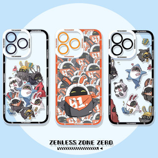 Ốp Điện Thoại Cho iPhone 16 + Pro MAX 16E SE4 6 6S 7 8 Plus X XS MAX XR Vỏ Bangboo Game Zenless Zone Zero Phim Hoạt Hình Chống Sốc Dễ Thương Trong Suốt Mềm Mại