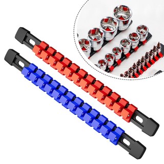 [Fuxin] 3 CÁI1 / 4\ "3 / 8\" 1 / 2\ ""Cờ Lê Treo Tường Sắp Xếp Giá Ổ Cắm Lưu Trữ Khay Đường Sắt"
