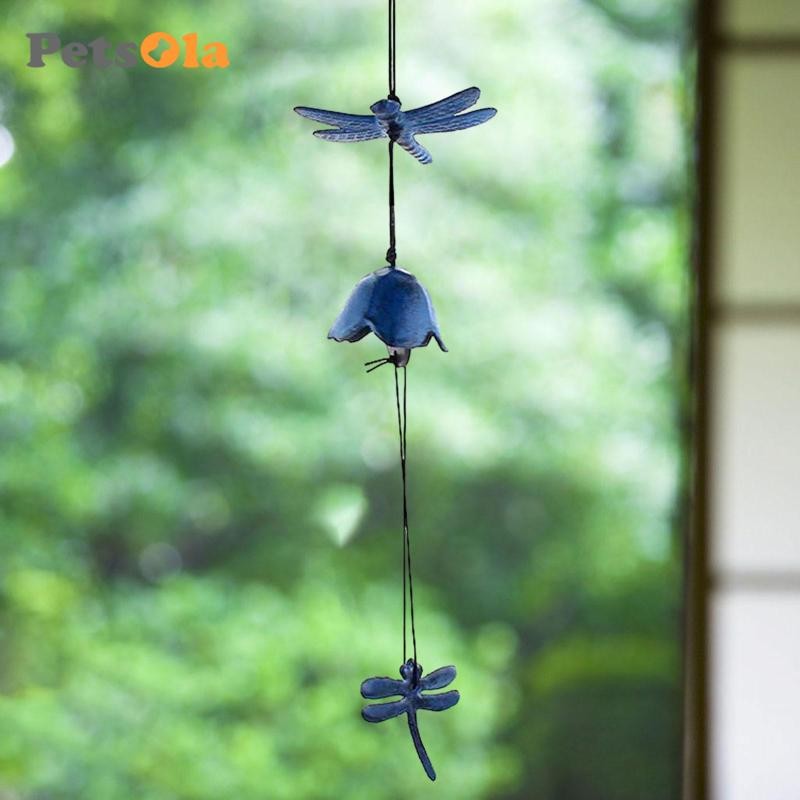 Nhật Bản Chuông Gió Windchime Chuồn Chuồn Trang Trí Vintage Gang Gió Chuông Sân Sân Trang Trí Nhà Trang Trí Phòng
