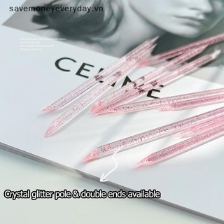 [savemoneyeveryday] 50 CÁI Thanh pha lê Nail Stick Chất tẩy biểu bì cao cấp Dụng cụ đẩy Nail Art Làm móng tay Dụng cụ loại bỏ keo mũi khoan [vn]