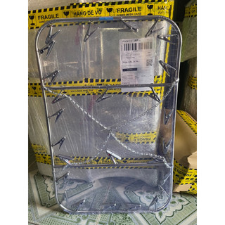 Móc Phơi Quần Áo Inox Chùm Chữ Nhật 28 Kẹp Inox - Hunghome
