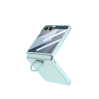 Ốp lưng giữ vòng mỏng mờ Funda hoặc Samsung Galaxy Z Flip 7 360 Glass Screen Cover