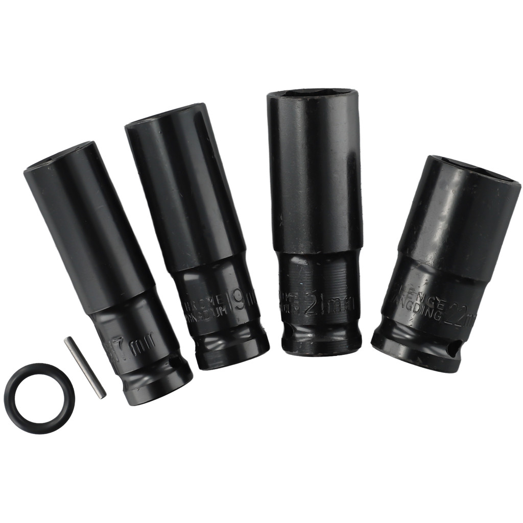 [Cosyh] 4 Cờ lê điện 17-22mm Bộ đầu ổ cắm lục giác Độ cứng và độ bền