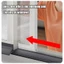 Thanh chắn nước cửa sổ LAKAM 50cm, gioăng cao su chống thấm, dải chắn nước tràn ngược, lắp viền cửa sổ