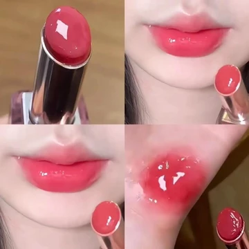 Hoa Hồng Gương Nước Chắc Chắn Son Bóng Độ bão Hòa Thấp Gương Khỏa Thân Thạch Son Môi Dưỡng Ẩm Màu Hồng Son Tint Thiên Nhiên Môi Trang Điểm