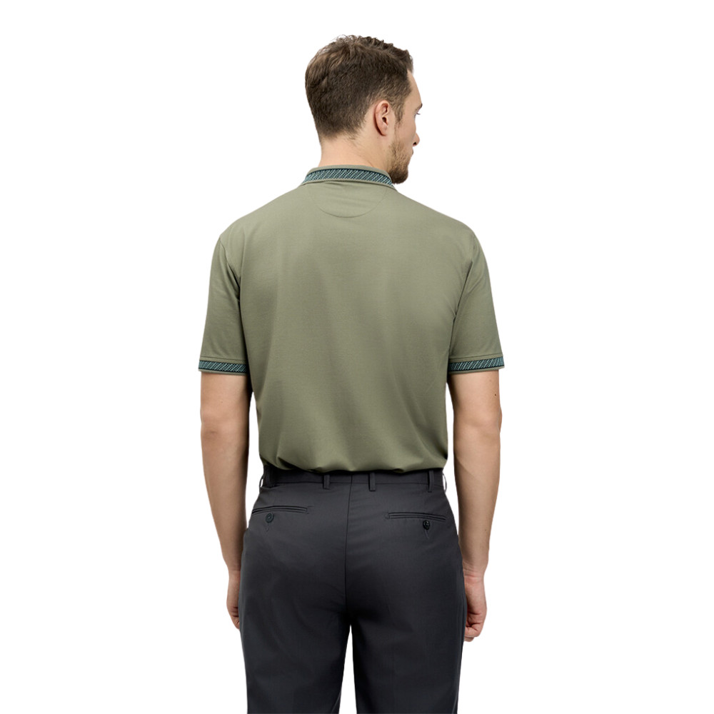 Áo thun Polo có túi SAN SCIARO vải cotton phom regular SS00000001
