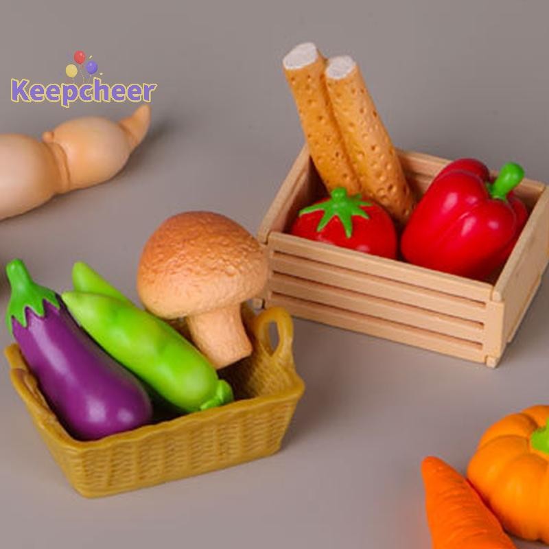[Keepcheer] Micro Phong Cảnh Sáng Tạo Mô Phỏng Thực Phẩm Thực Tế Nhà Búp Bê Rau Cảnh Quan Tự Làm Phụ Kiện Trang Trí Đồ Trang Trí Nhỏ [Mới]