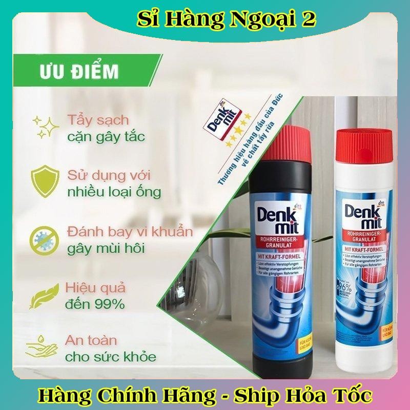 [Date mới nhất] BỘT THÔNG CỐNG DENKMIT ĐỨC CHAI TO 600gr