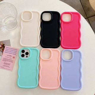Ốp Silicon Sóng Kẹo Dễ Thương Cho Samsung Galaxy M32 A21S A20S A20 A30 A14 A13 A12 M12 A11 M11 A10S A04E AM04 A04 Ốp Lưng Điện Thoại Wave Side Liquid Cream Bìa Mềm
