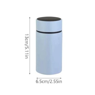 Cốc giữ nhiệt thông minh MARBLEM, Bình bỏ túi chống rò rỉ bằng thép không gỉ, Cốc cà phê Mini Hiển thị nhiệt độ Bình nước cách nhiệt 200ML