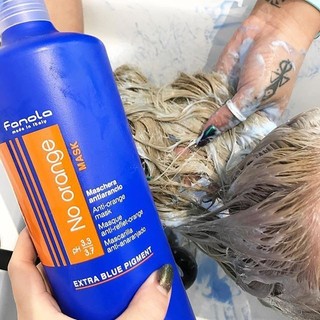 Kem hấp ủ khử sắc tố cam cho tóc nhuộm màu tone lạnh Fanola Anti-Orange mask (No-orange) 1000ml [ TN ] [ TN ]